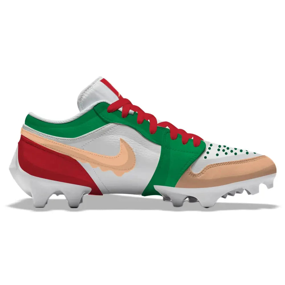 "Glazed Donut” Jordan 1 Vapor Edge Low Cleats