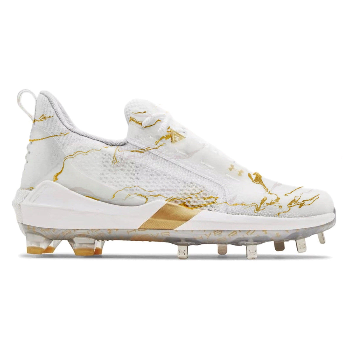 "Gold Marble" Under Armour Harper 6 Low ST Cleats