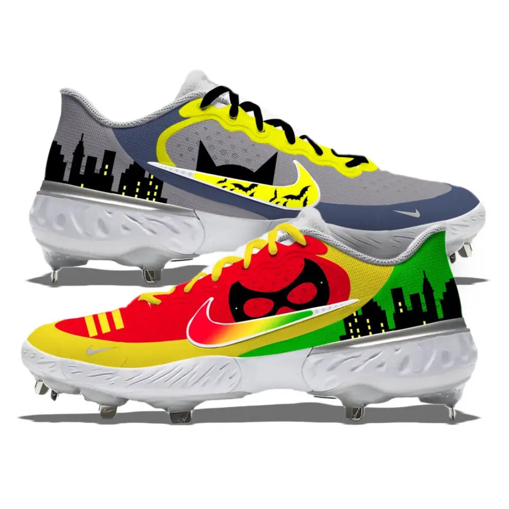 "Gotham Duo" Nike Alpha Huarache Elite 3 Low Cleats