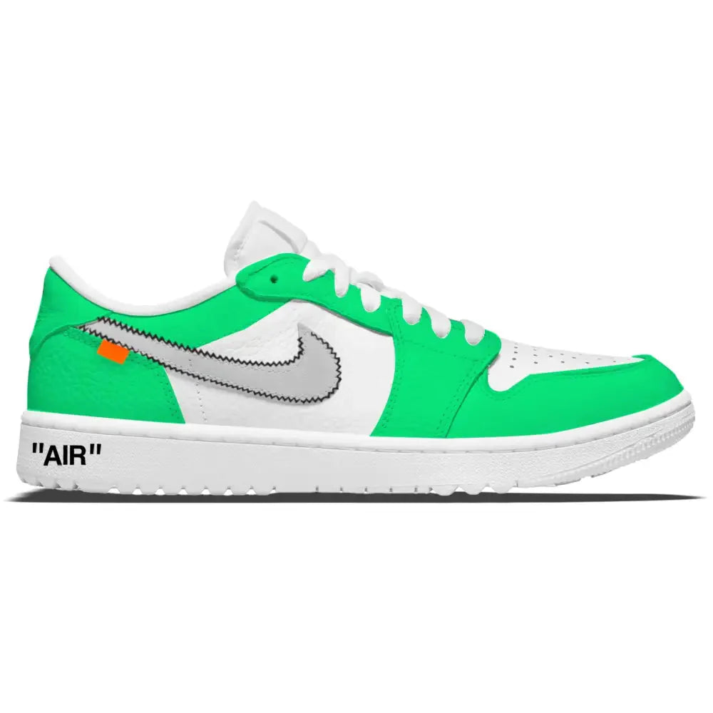 "Green Force OW" Jordan 1 Golf Shoes