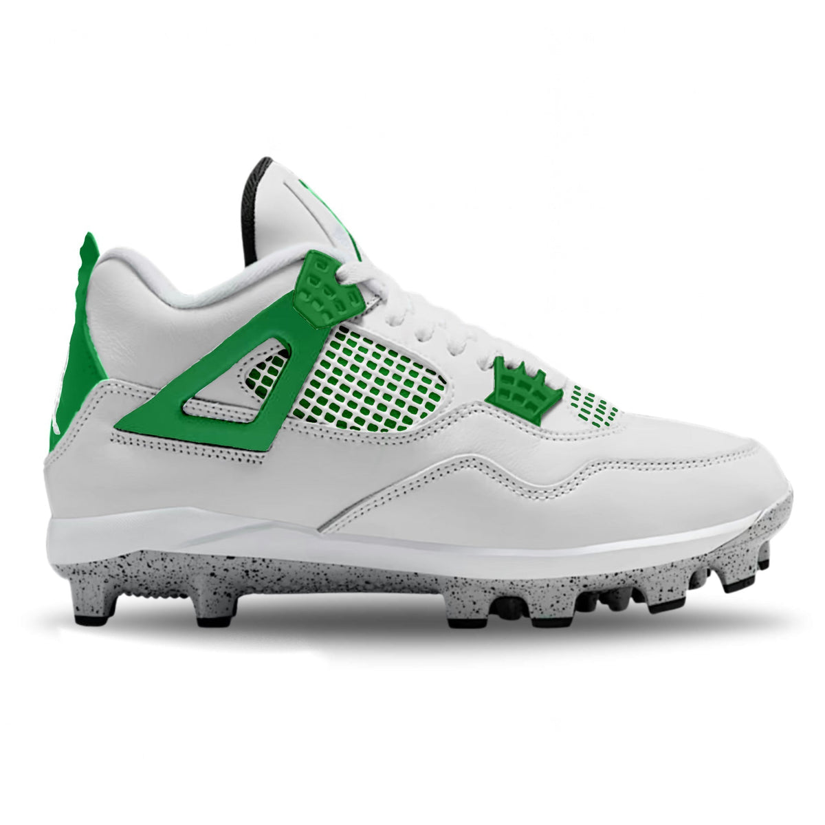 "Green" Jordan 4 Retro MCS Cleats