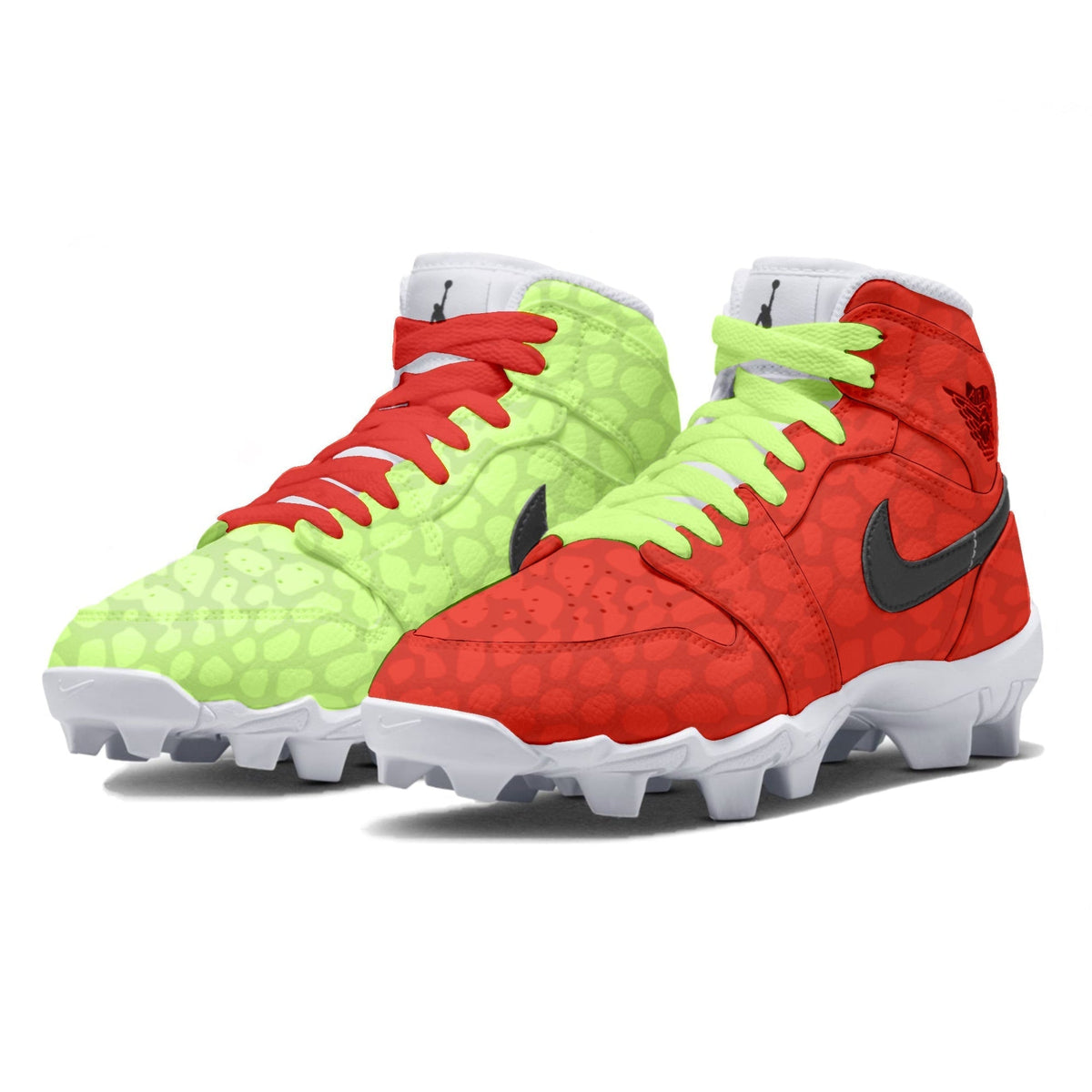 "Grinch Mix" Jordan 1 Kids' Multisport Cleats
