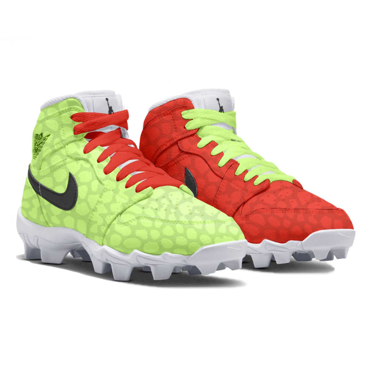 "Grinch Mix" Jordan 1 Kids' Multisport Cleats
