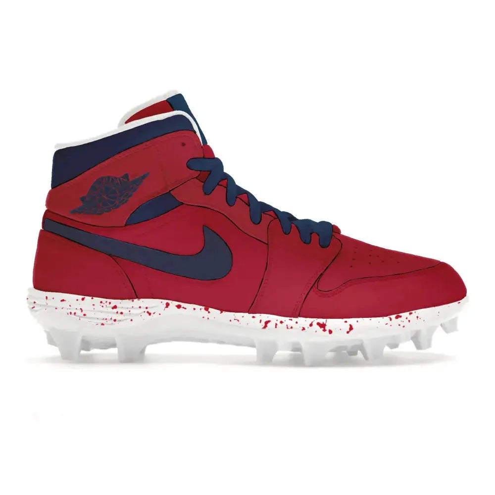 "Houston Alternate" Jordan 1 TD Cleats