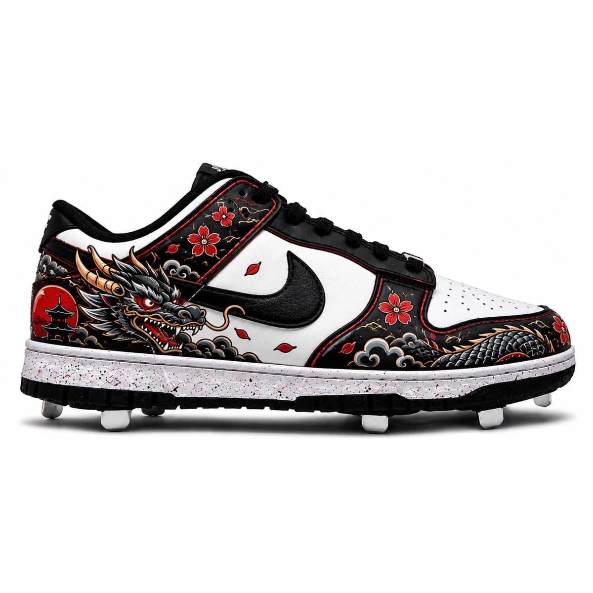 "Imperial Dragon" Nike Dunk Low Cleats