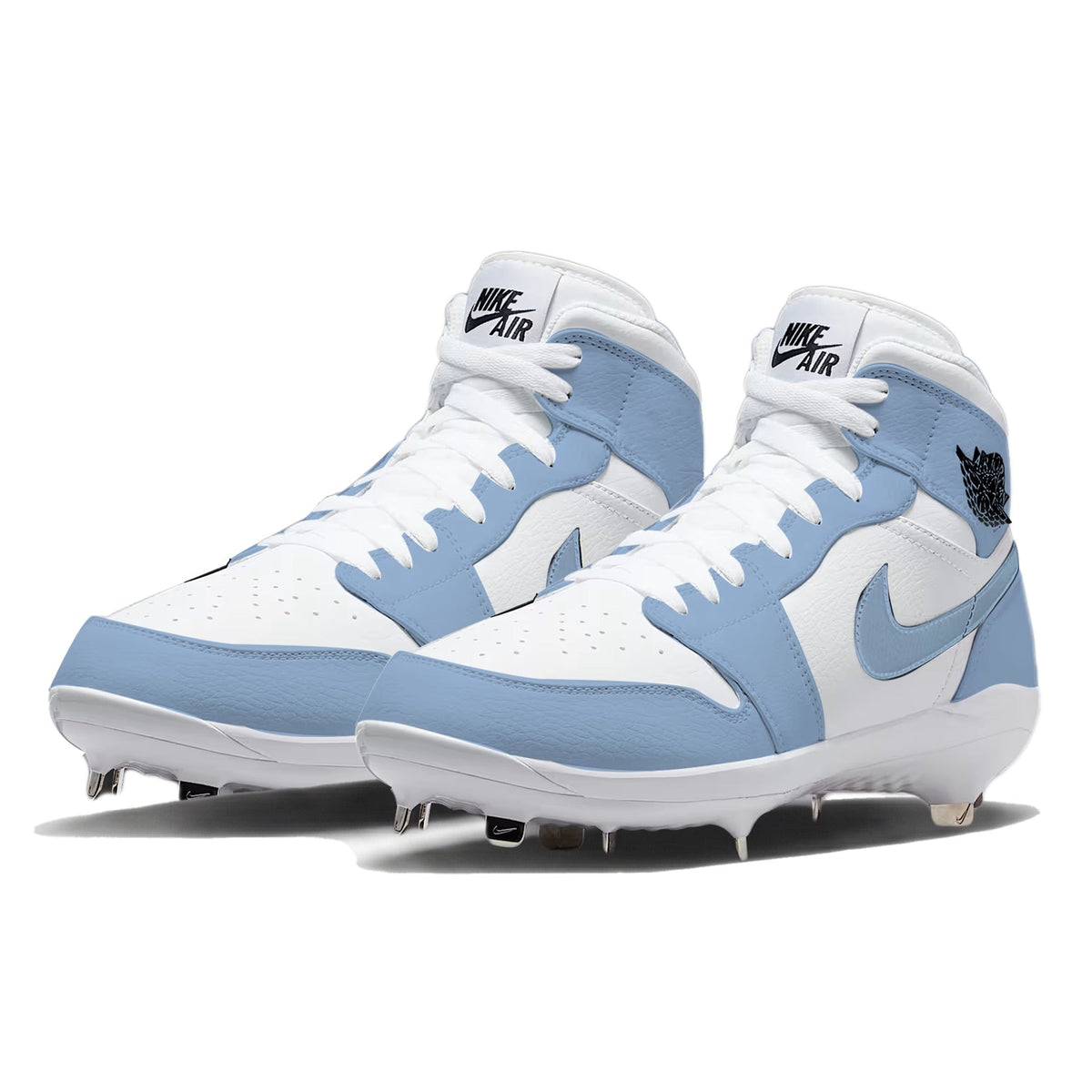 "UNC" Jordan 1 Retro Cleats