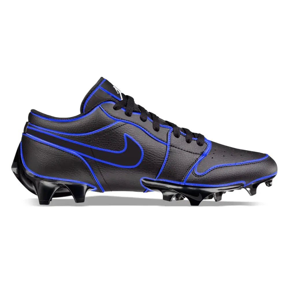"Royal Blue Lines” Jordan 1 Vapor Edge Low Cleats