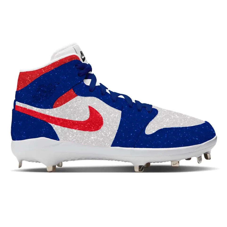 "Los Angeles Glitter" Jordan 1 Retro Cleats