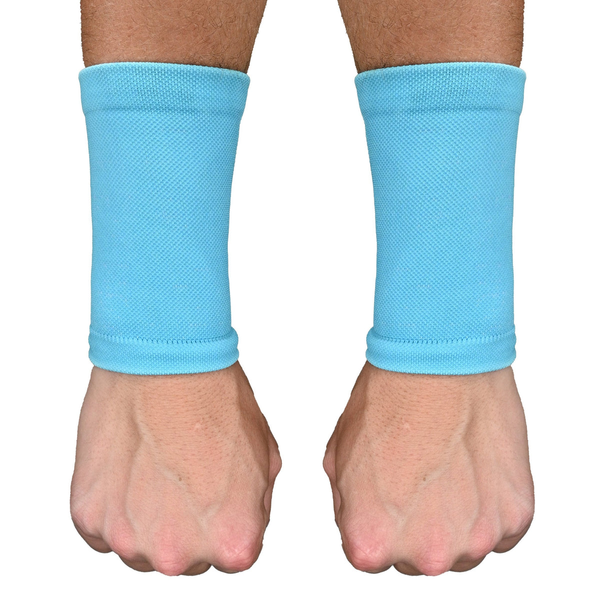 Light Blue Wrist Support Sleeves - Pro Game Sports