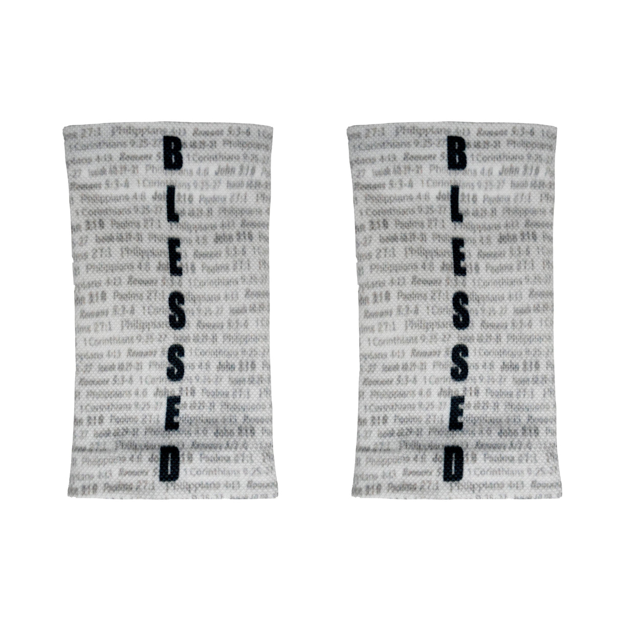 White BLESSED Wrist Support Sleeves - Pro Game Sports