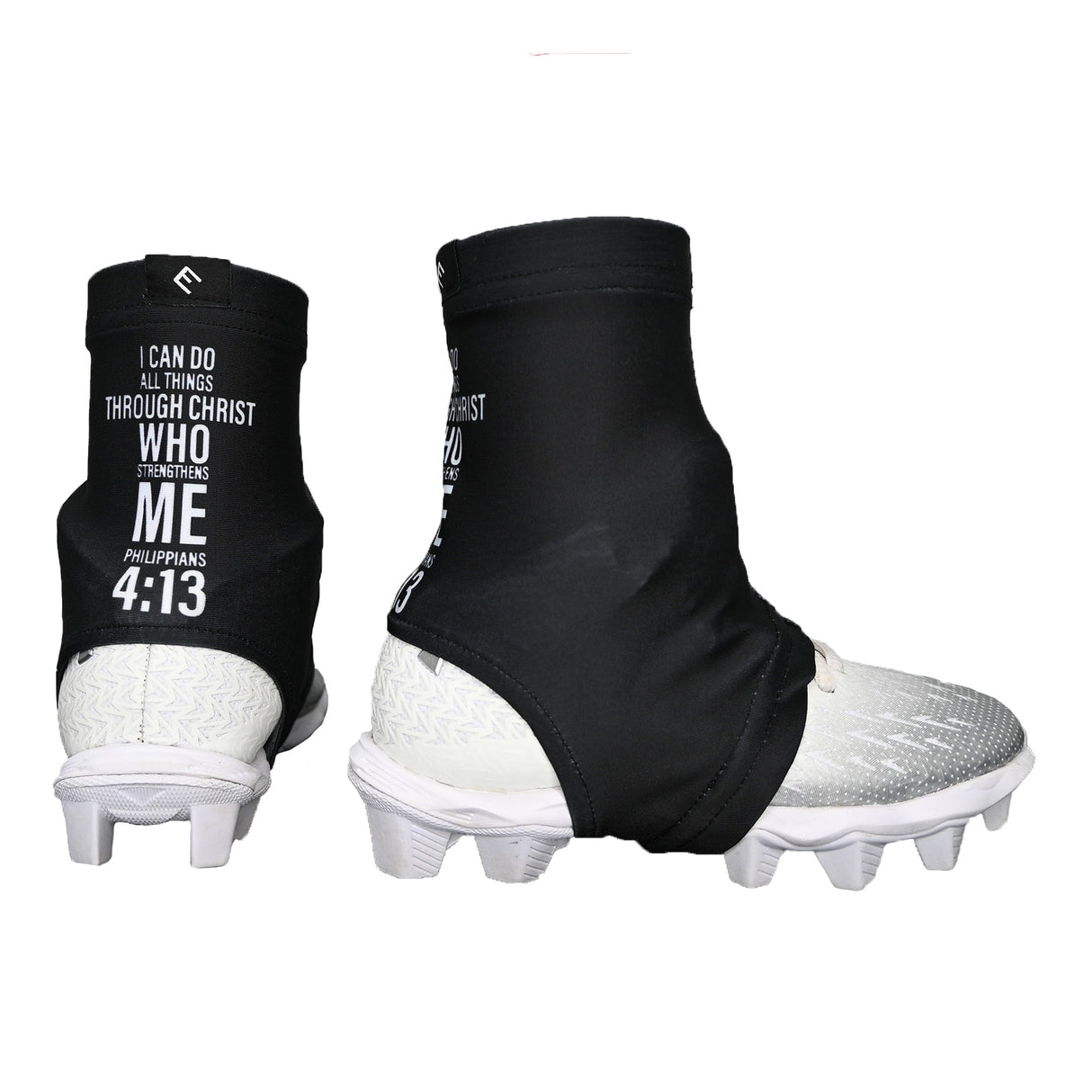 Philippians 4:13 Cross Cleat Covers (Spats)