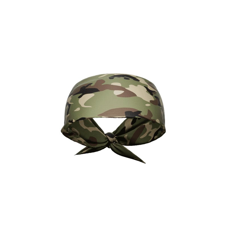 Army Camo Tie Headband - Pro Game Sports