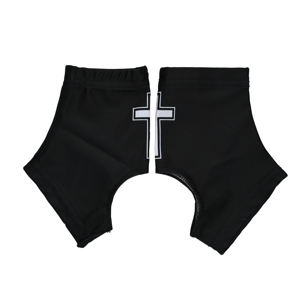 Faith Cross Black Cleat Covers (Spats) - Pro Game Sports