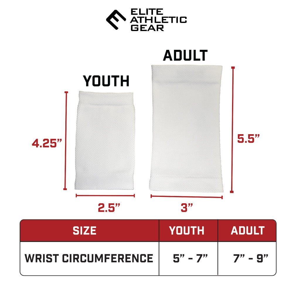 White BLESSED Wrist Support Sleeves - Pro Game Sports