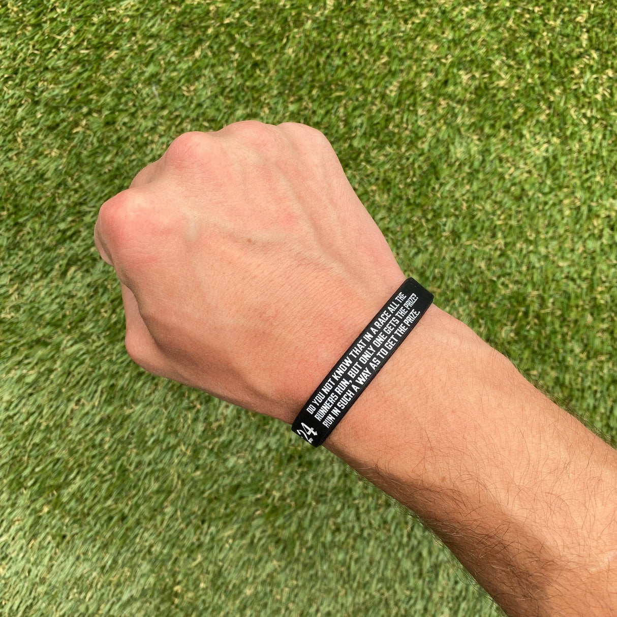 1 Corinthians 9:24 Wristband - Pro Game Sports