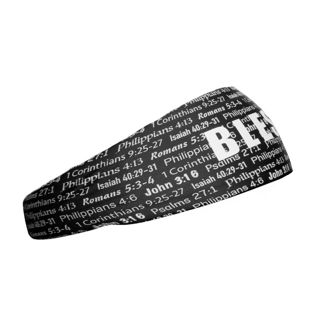 Black BLESSED Headband - Pro Game Sports