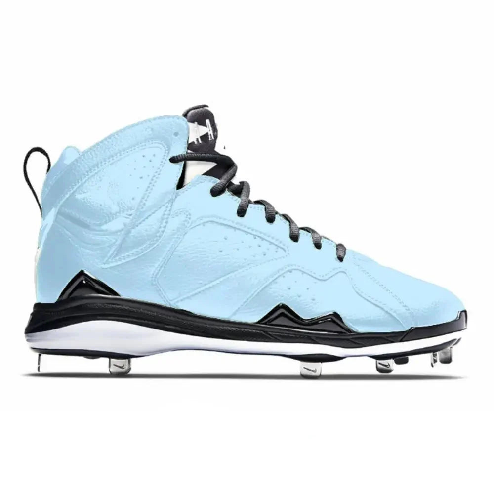 "Metallic Carolina Blue" Jordan 7 Retro Cleats