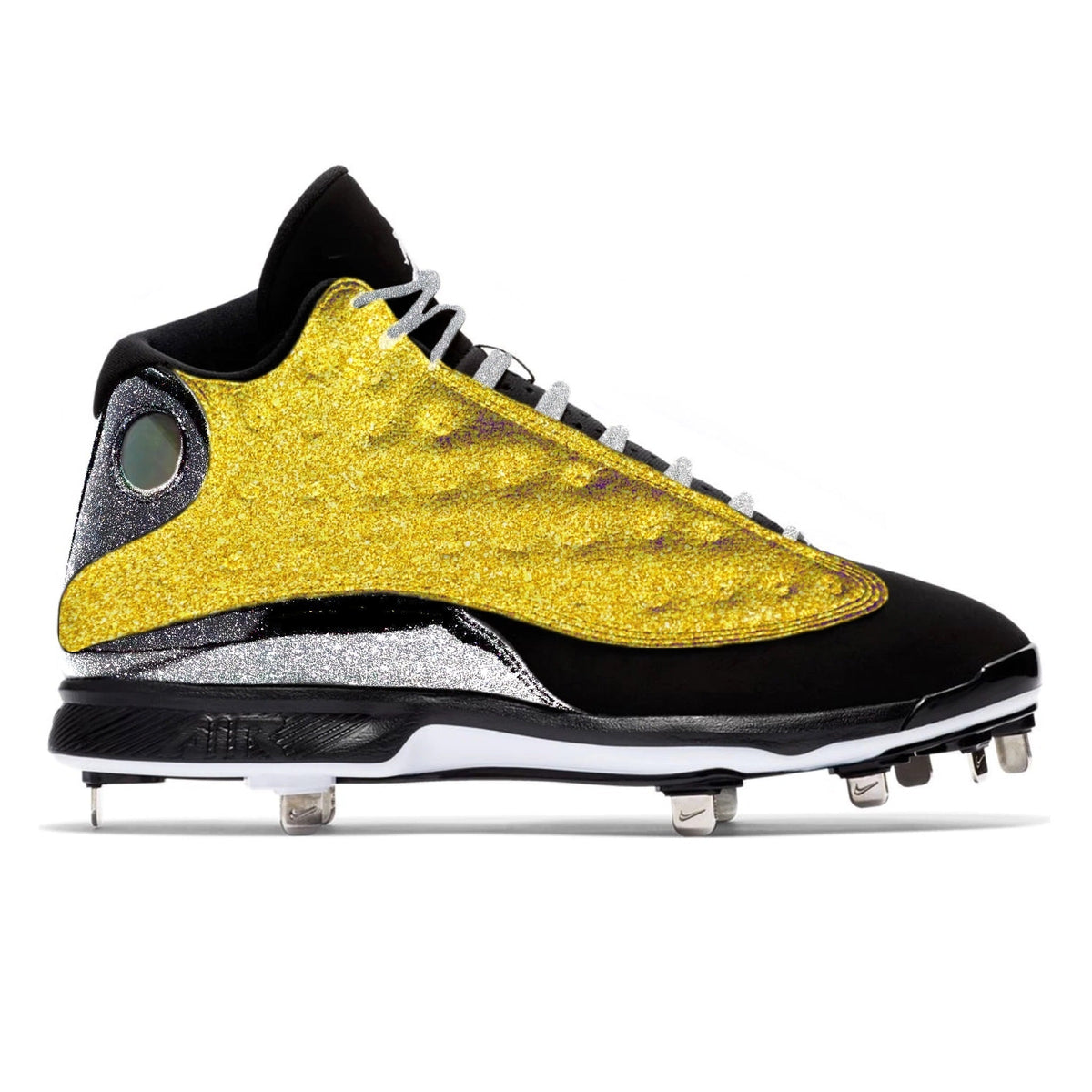 "Metallic Glitter" Jordan 13 Retro Cleats