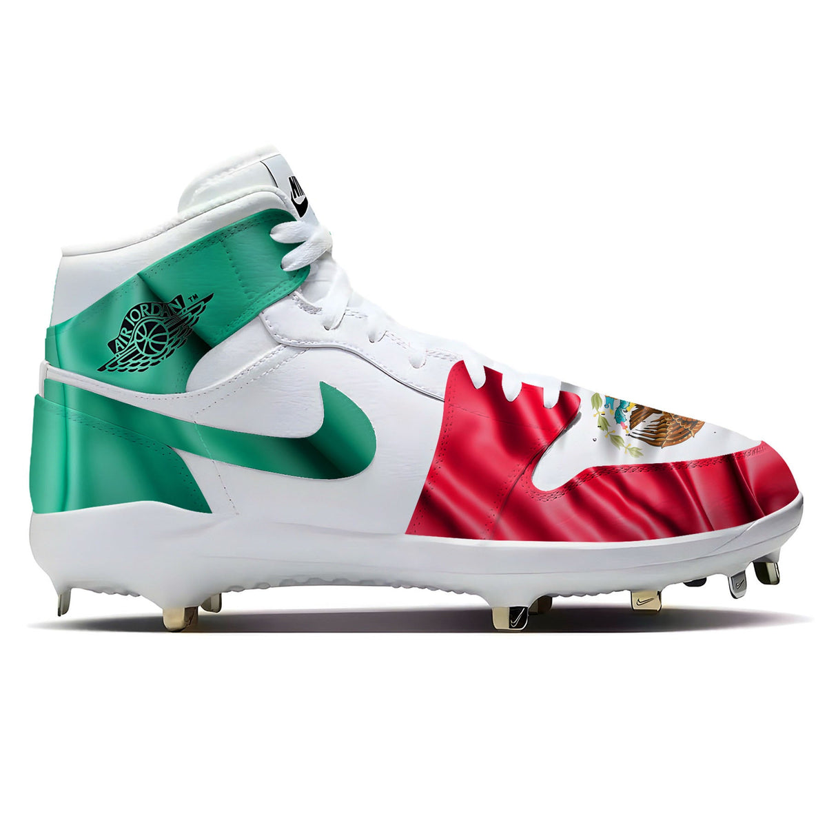 "Mexico Waving Flag" Jordan 1 Retro Cleats