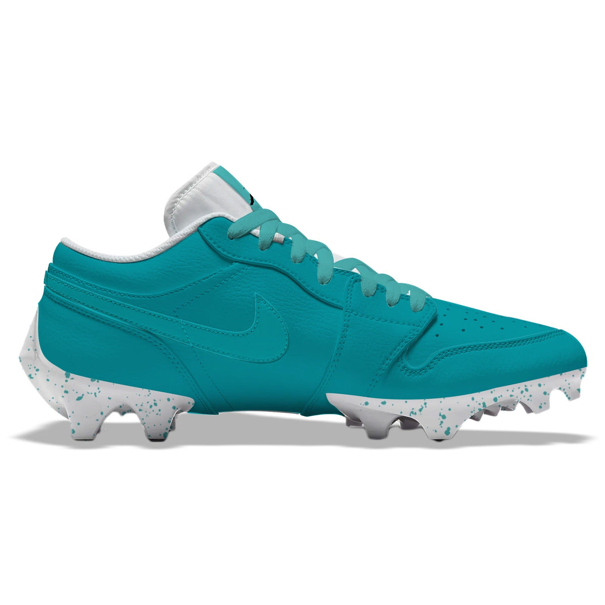 "Miami Color Rush” Jordan 1 Vapor Edge Low Cleats