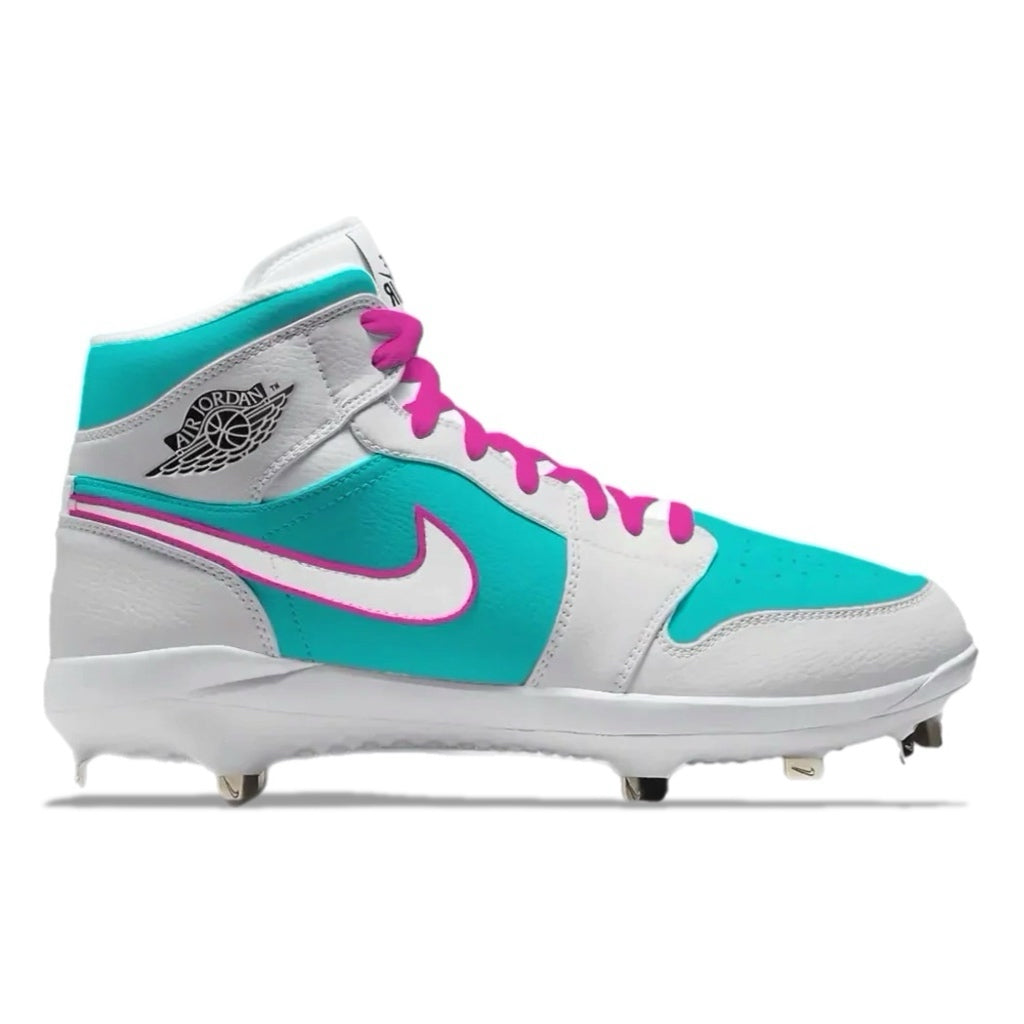 "Miami Comets" Jordan 1 Retro Cleats