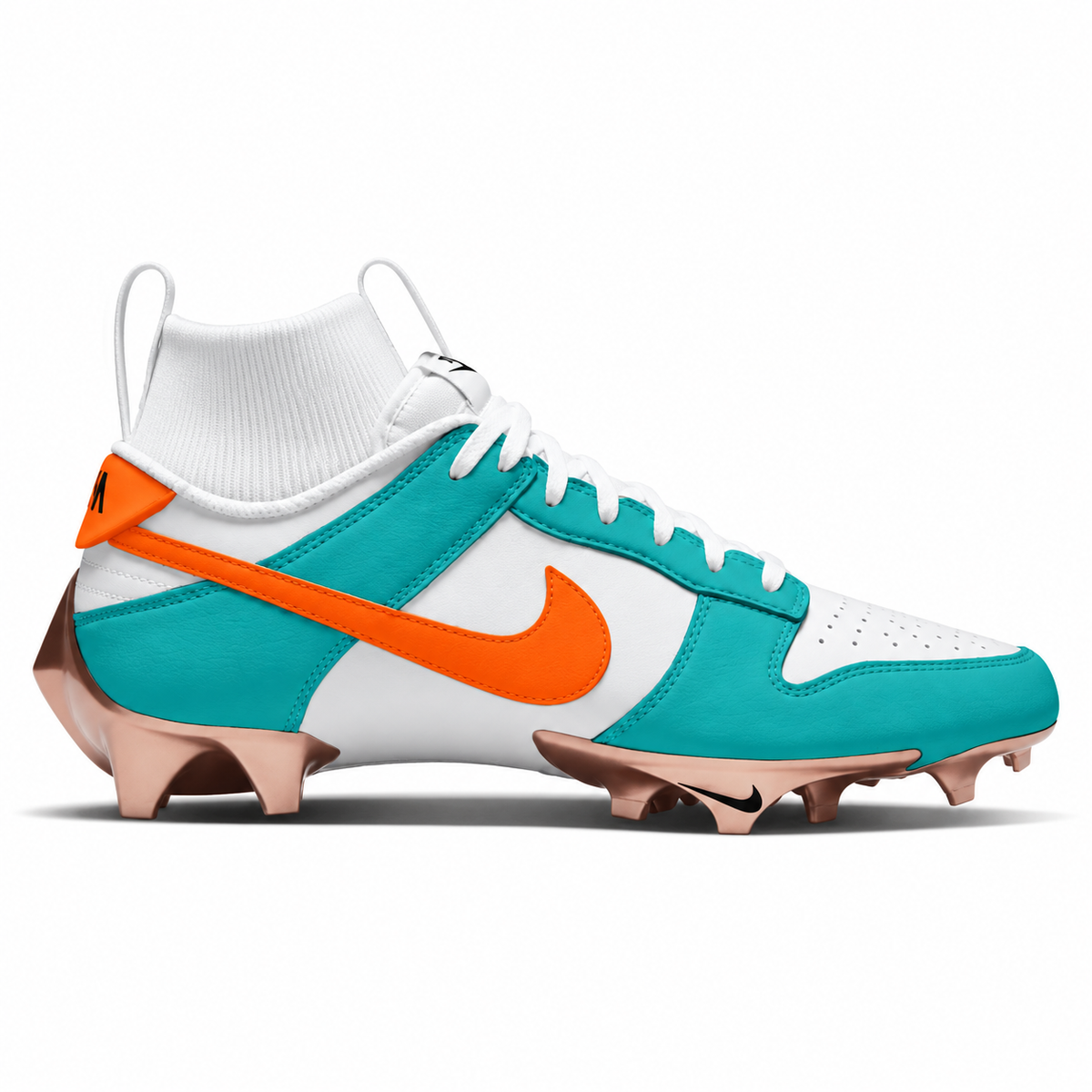 "Miami" Nike Vapor Edge Dunk Cleats