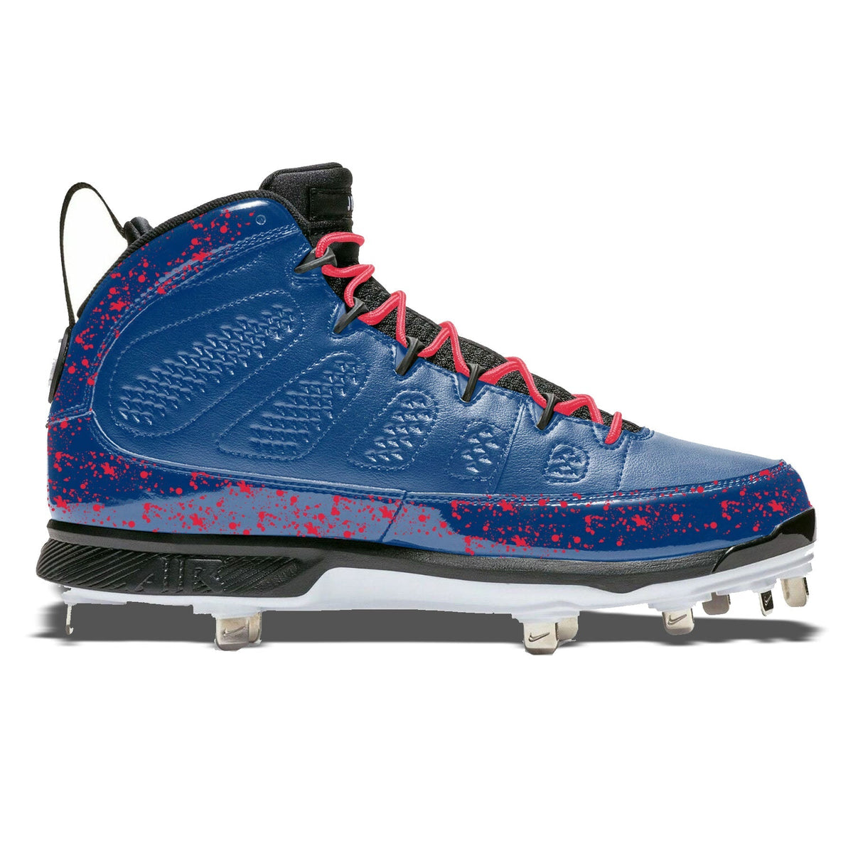 "Midnight Splatter" Jordan 9 Retro Cleats