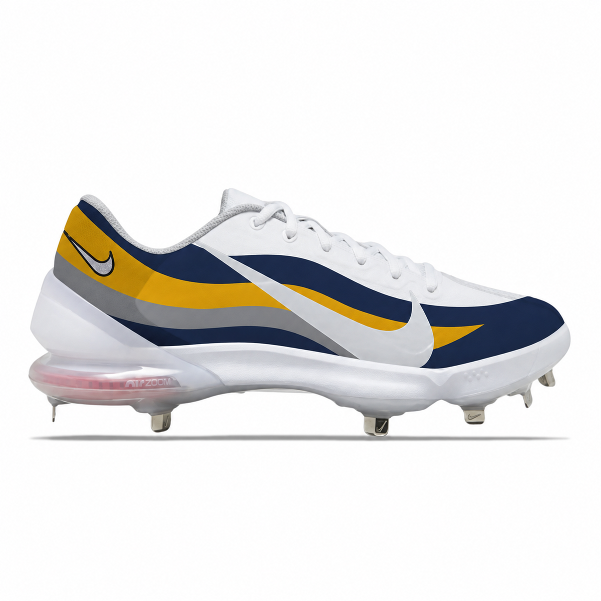 "Milwaukee Stripes" Nike Force Zoom Trout 7 Pro Cleats