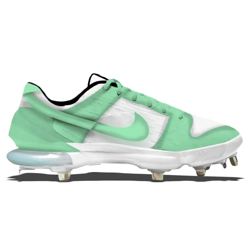 "Mint Green & White Dunk" Nike Force Zoom Trout 7 Pro Cleats