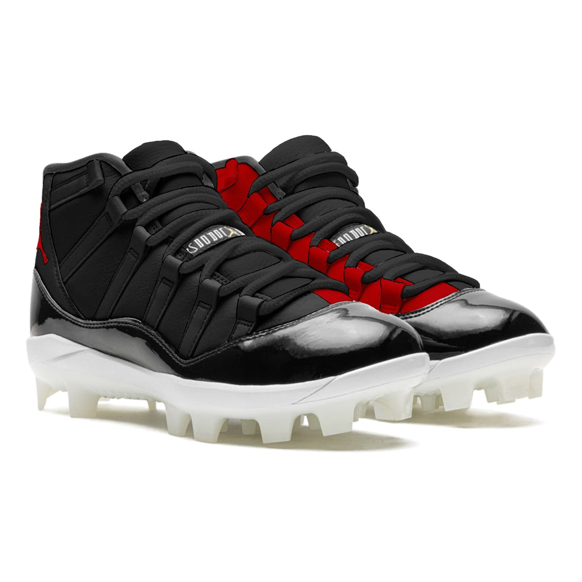 "Mismatch Gym Red" Jordan 11 Retro MCS Cleats