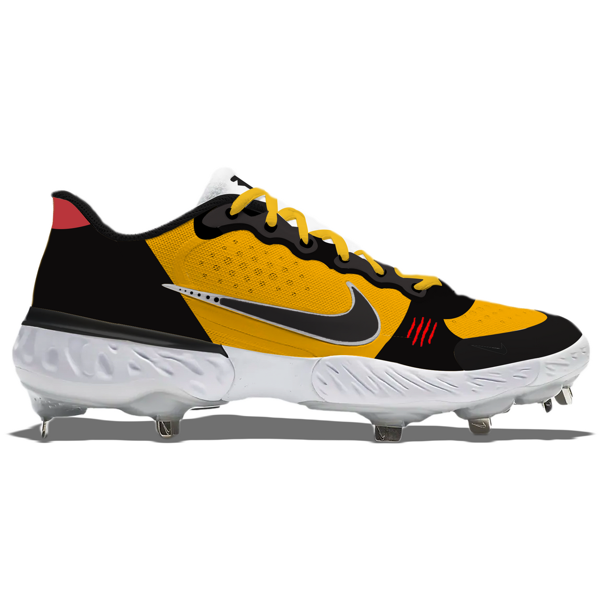 "MMA" Nike Alpha Huarache Elite 3 Low Cleats