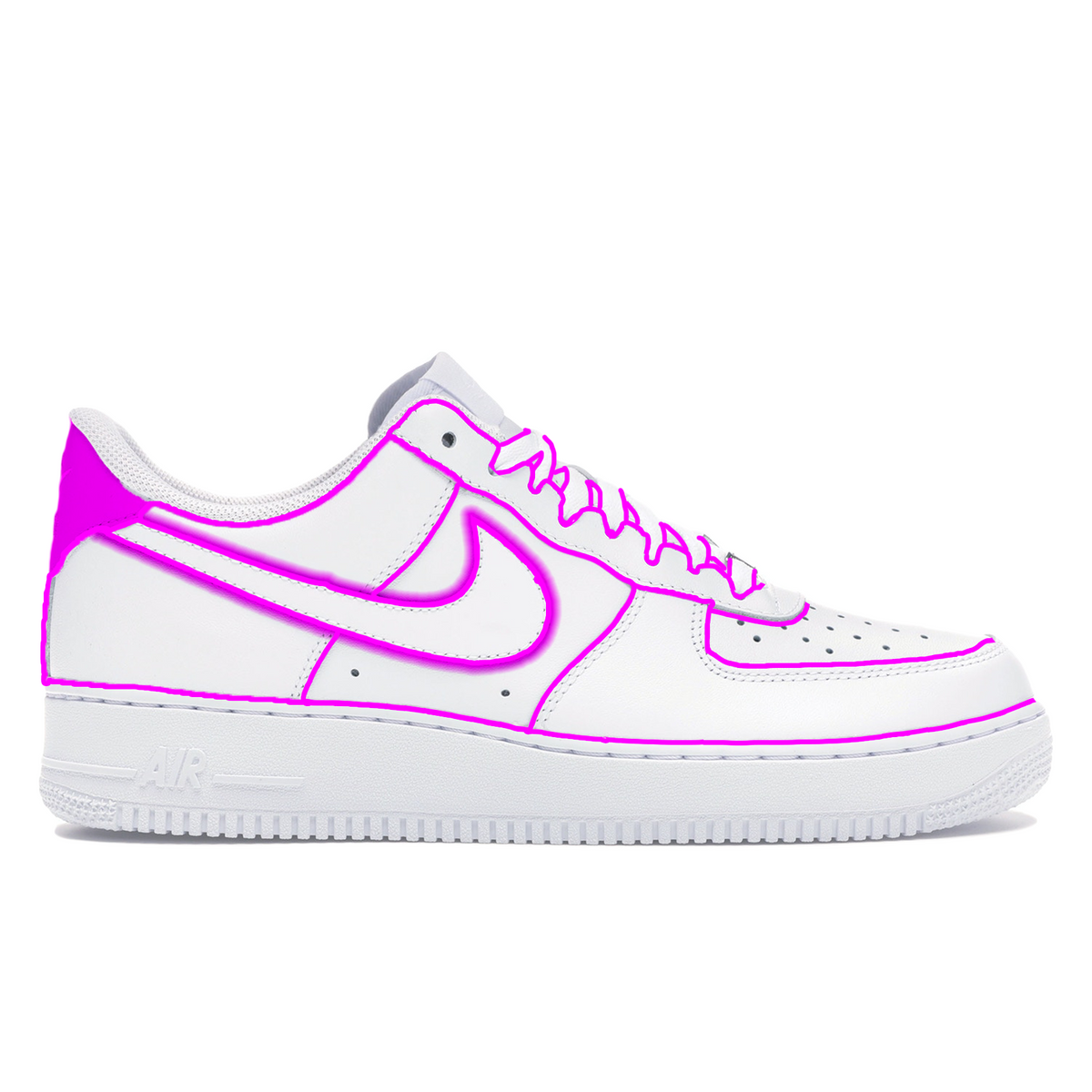 "Neon Lines" Nike Air Force 1 Low Shoes