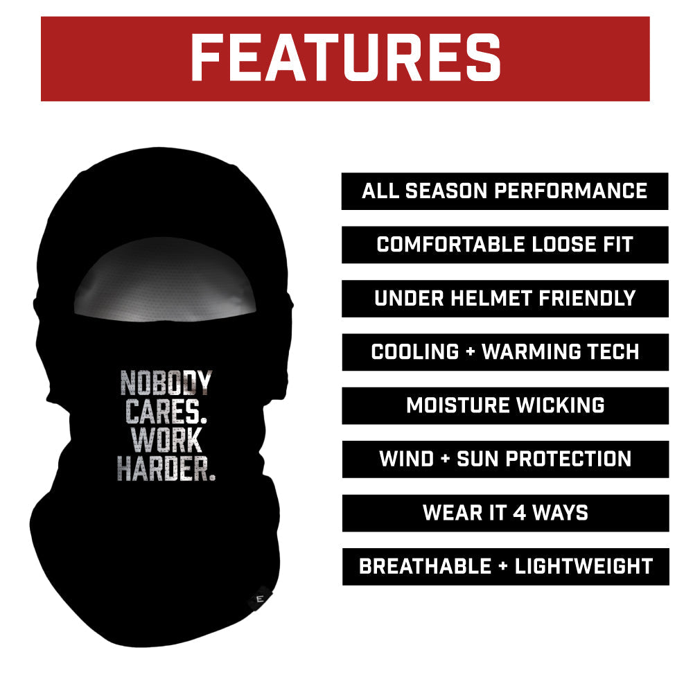 Nobody Cares. Work Harder. Balaclava Mask (Shiesty) - Pro Game Sports