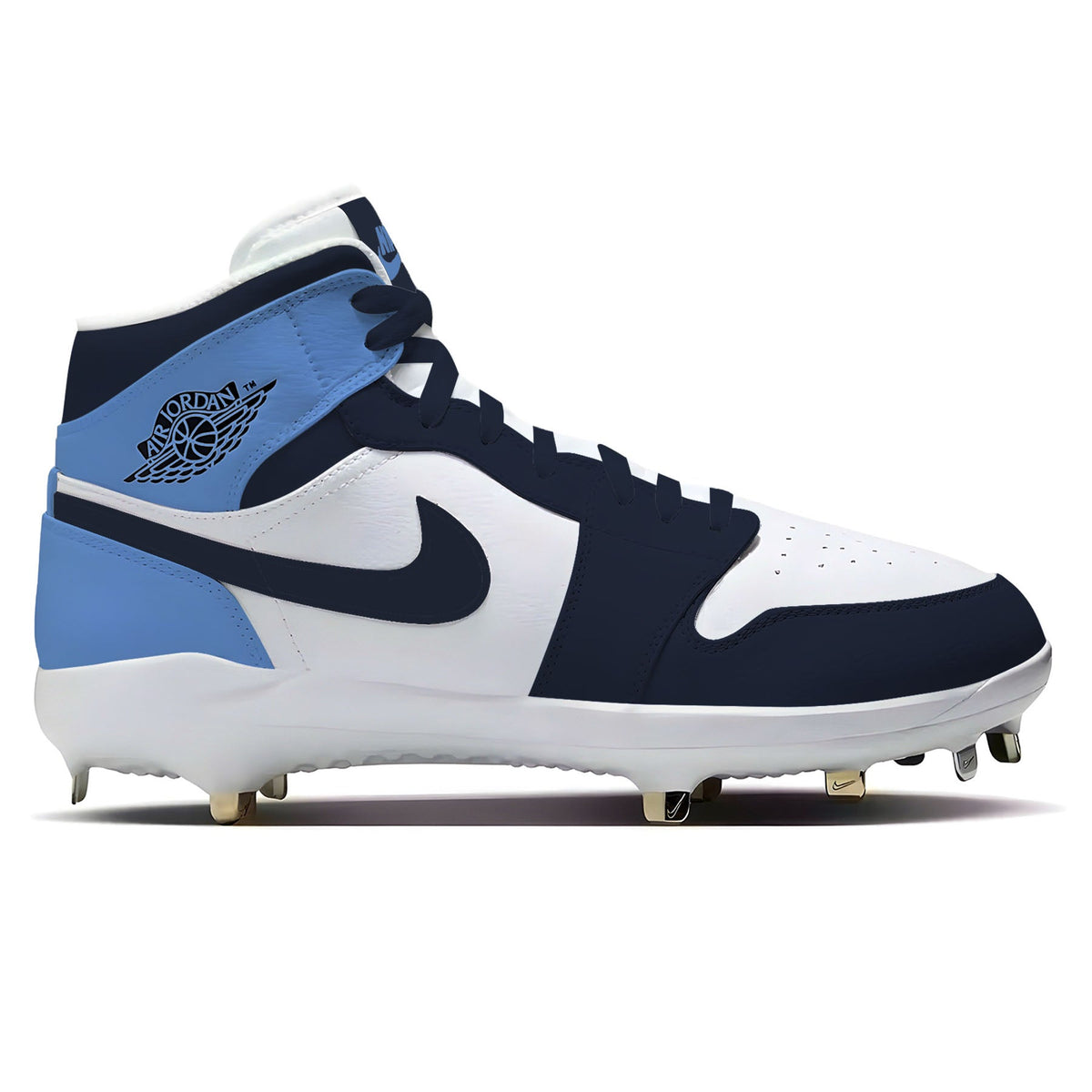 "Obsidian" Jordan 1 Retro Cleats