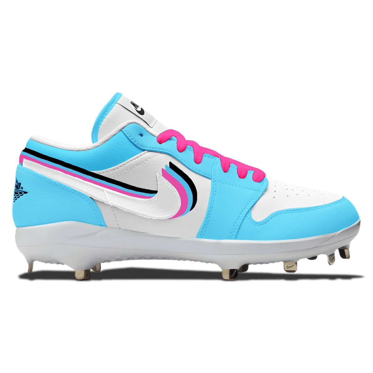 "Ocean Drive" Jordan 1 Retro Cleats