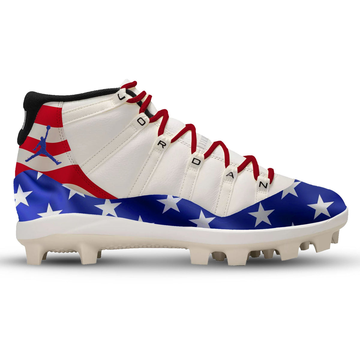"Old Glory" Jordan 11 Retro MCS Cleats