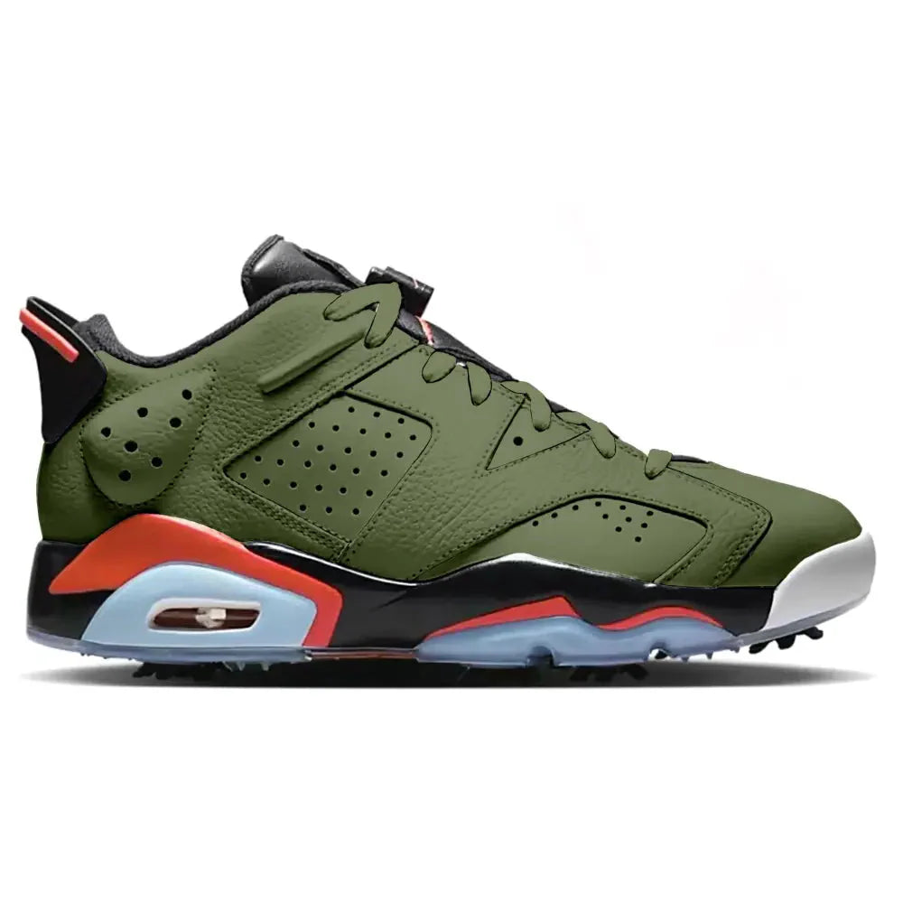 "Olive" Jordan Retro 6 G Golf Shoes