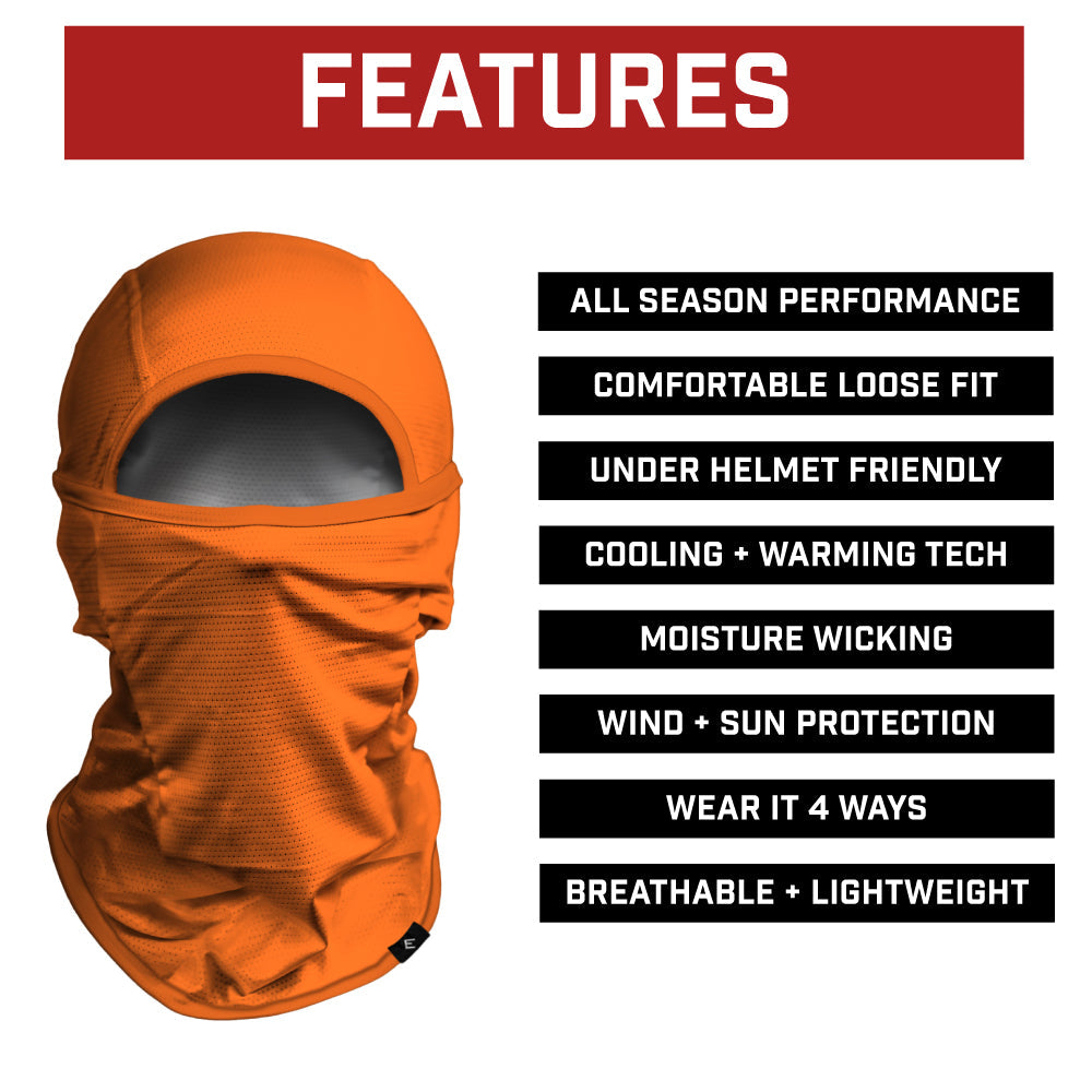 Orange Balaclava Mask (Shiesty) - Pro Game Sports
