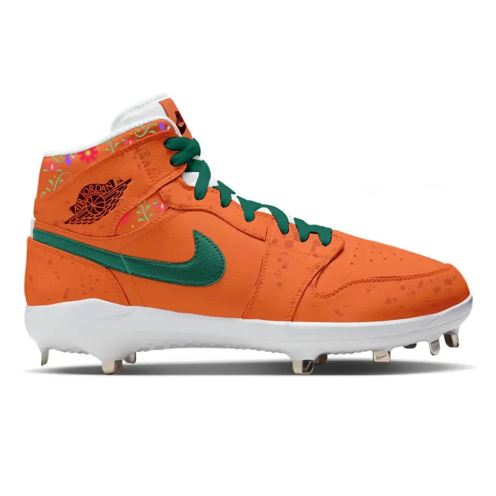 "Orange Soda" Jordan 1 Retro Cleats