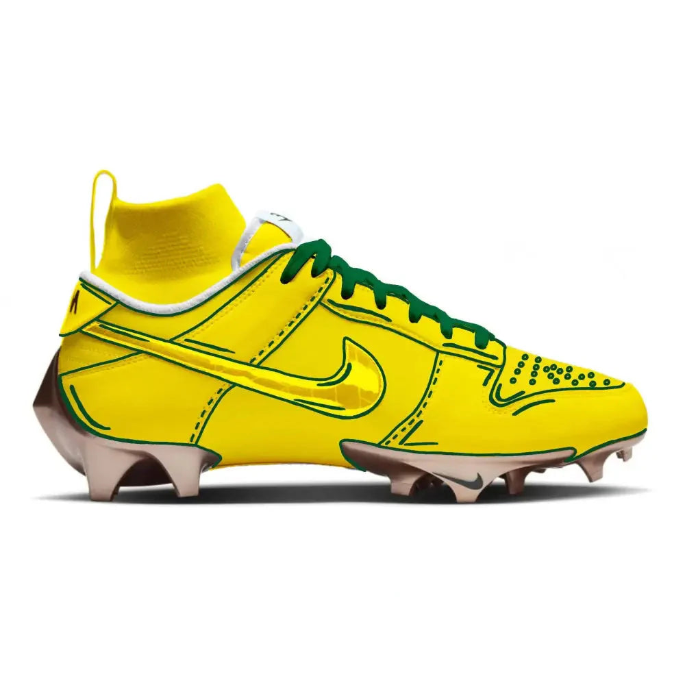"Oregon Sketch" Nike Vapor Edge Dunk Cleats