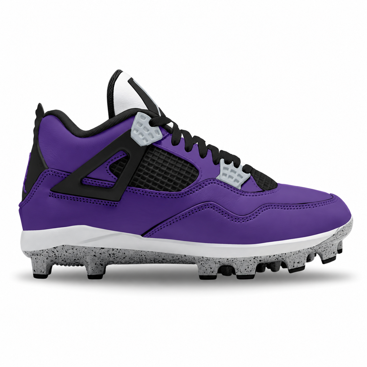 "Phantom Purple" Jordan 4 Retro MCS Cleats