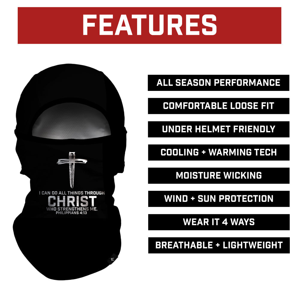 Philippians 4:13 Balaclava Mask (Shiesty) - Pro Game Sports