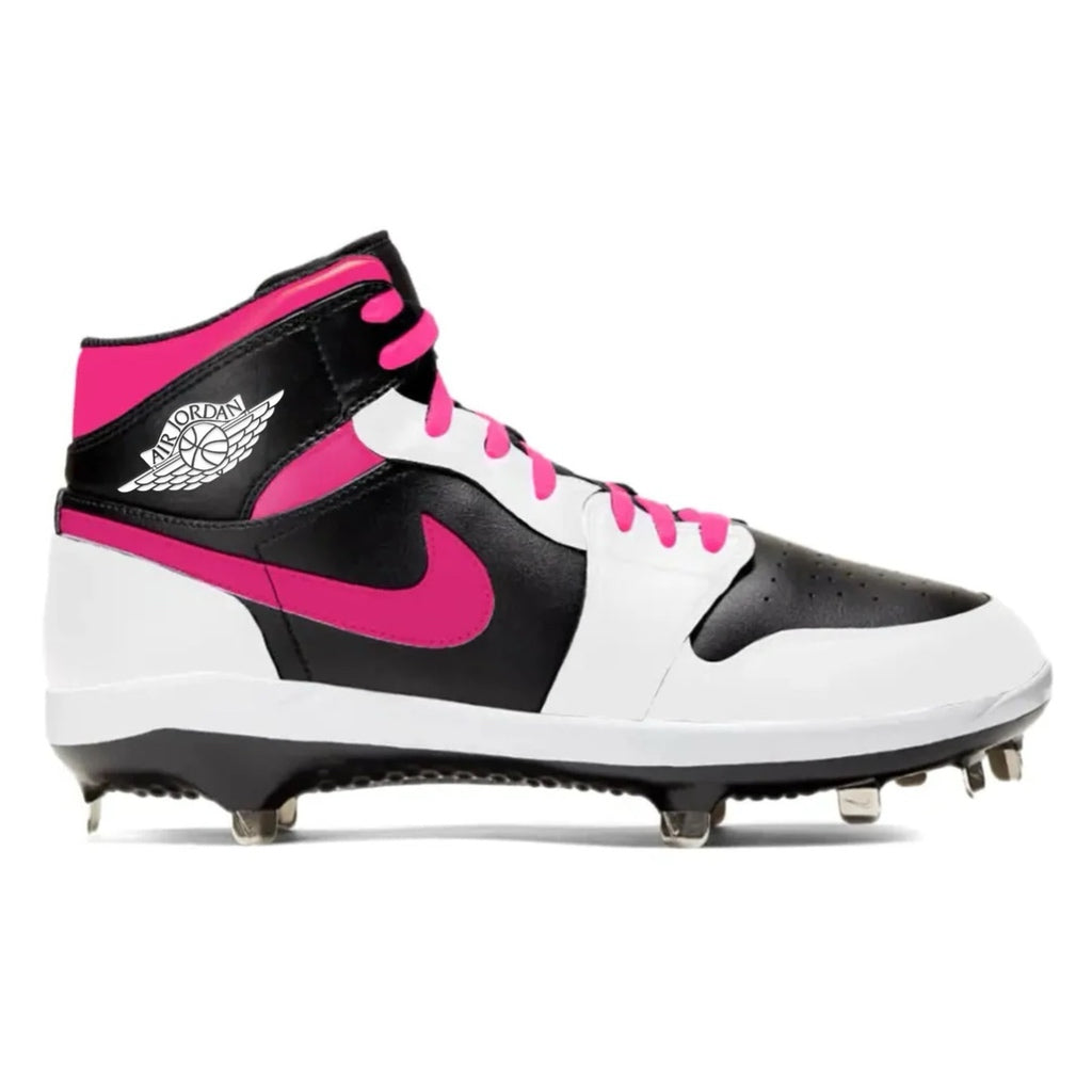 "Pink Panda" Jordan 1 Retro Cleats