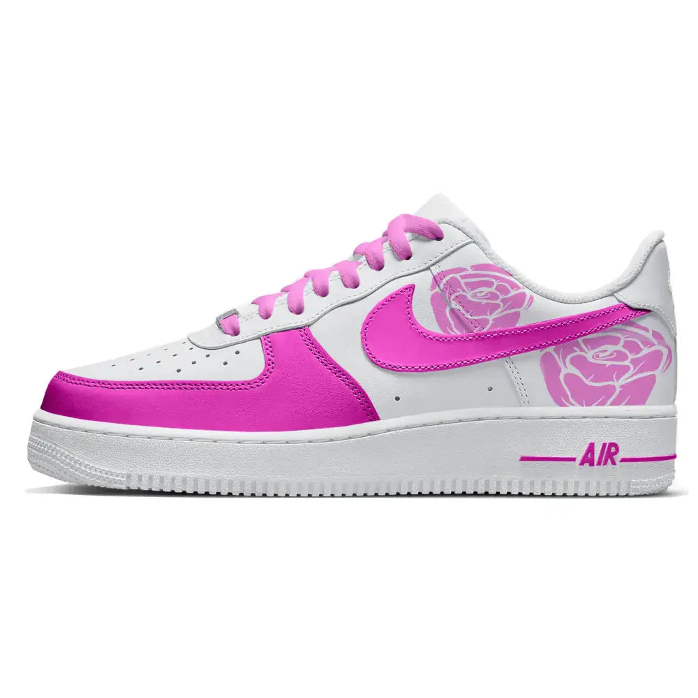"Pink Roses" Nike Air Force 1 Low Shoes
