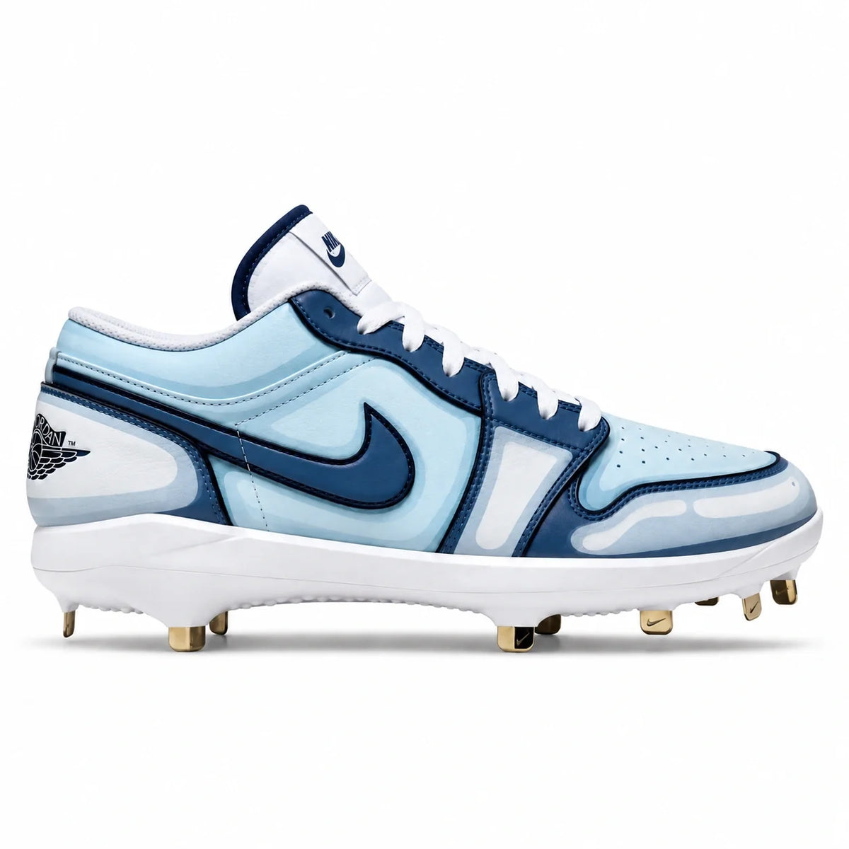 "Polar Mist" Jordan 1 Retro Cleats