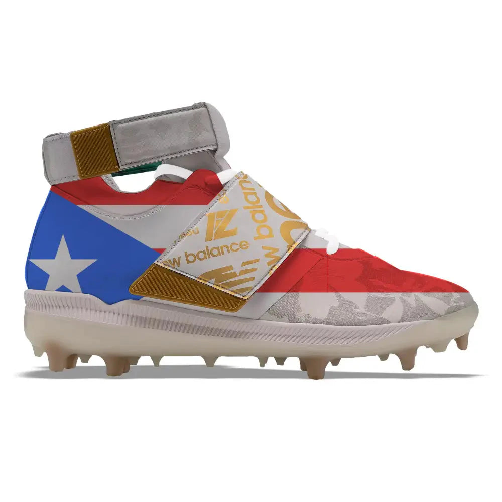 "Puerto Rico Flag" New Balance Lindor 1 TPU Baseball Cleats