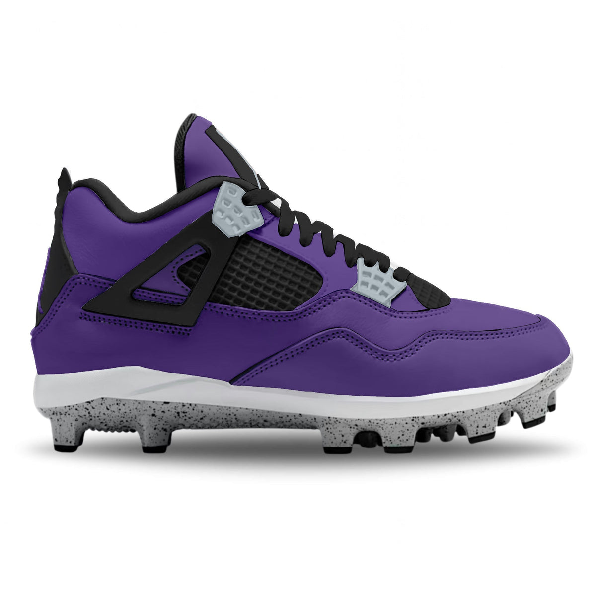 "Purple Cactus" Jordan 4 Retro MCS Cleats