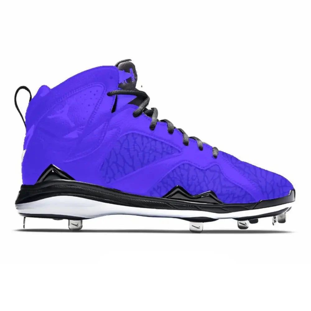 "Purple Elephant" Jordan 7 Retro Cleats