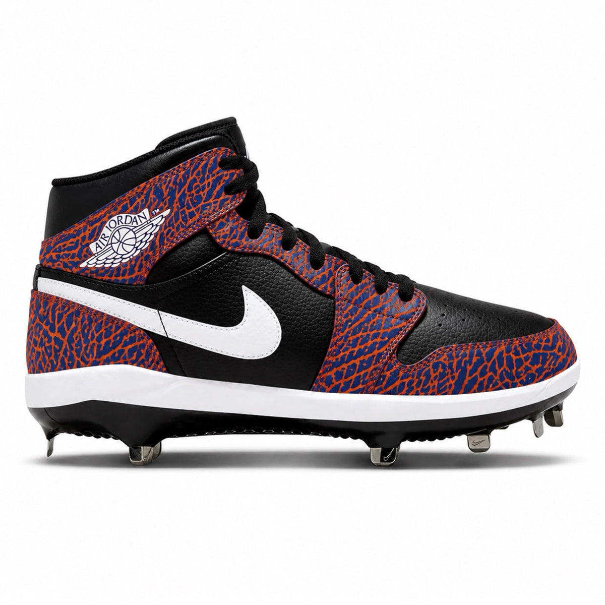 "Queens Crackle" Jordan 1 Retro Cleats