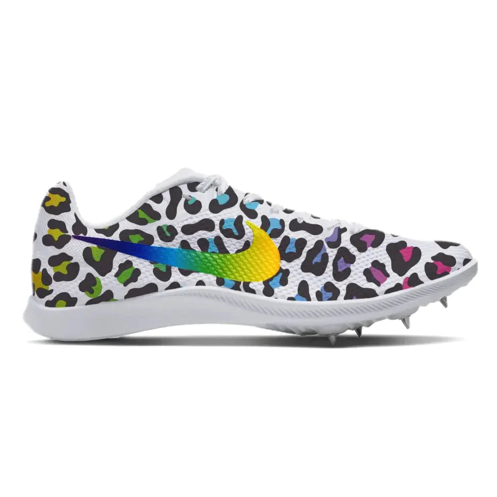 "Rainbow Cheetah" Nike Zoom Rival Track & Field Distance Spikes